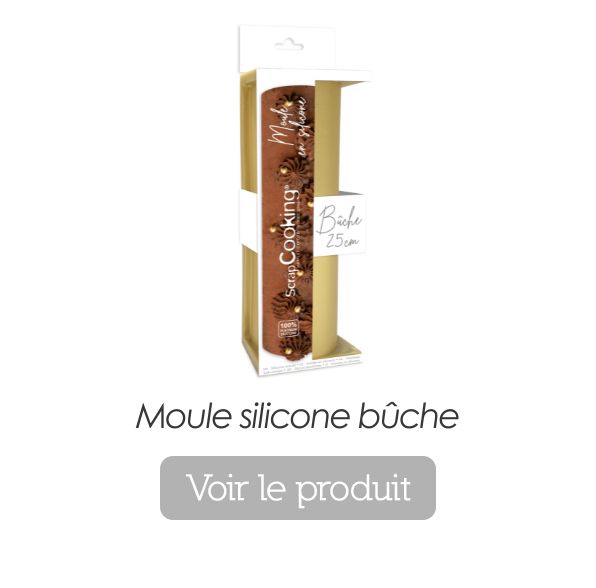 Recette Bûche framboise & biscuit madeleine - ScrapCooking 